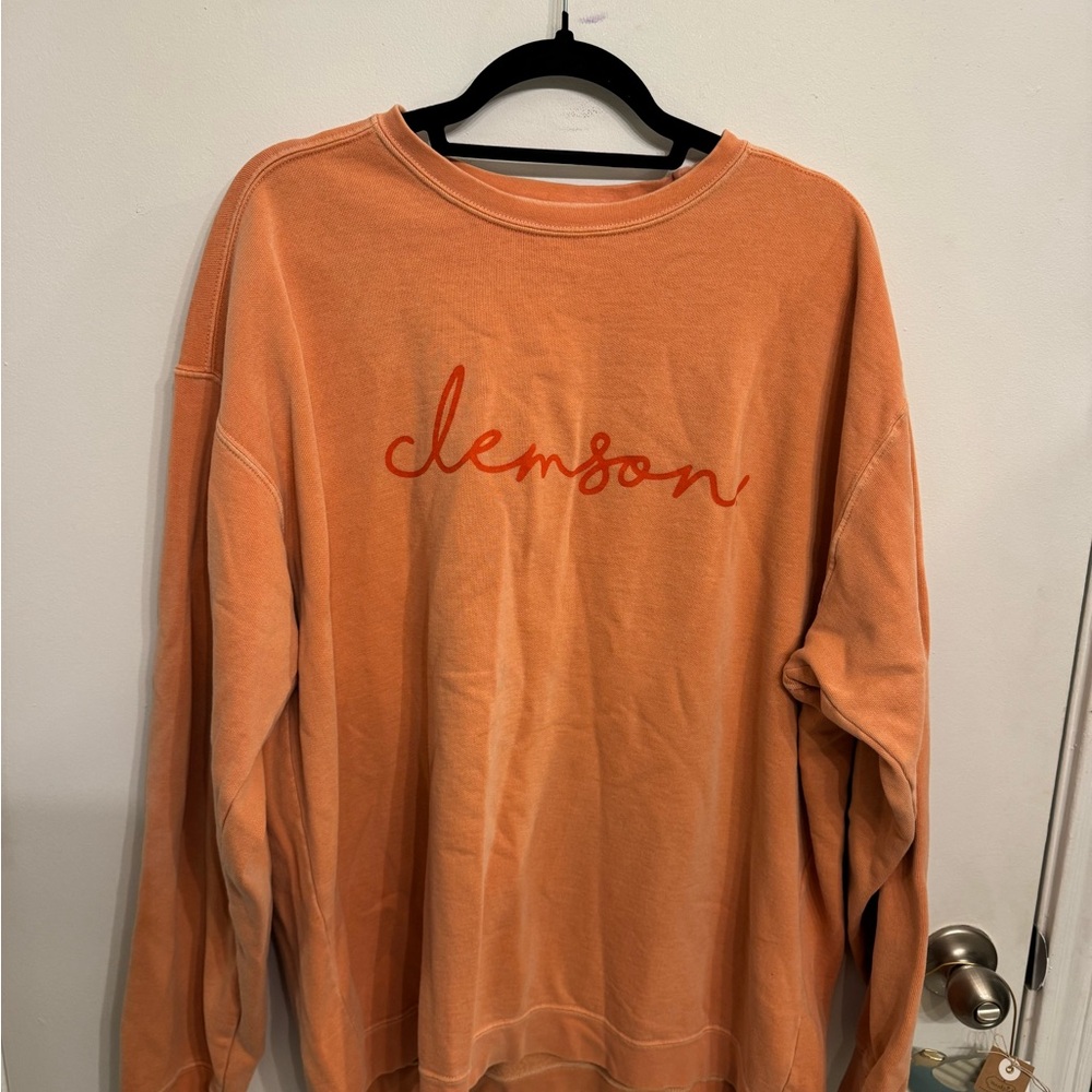 Clemson Comfort Colors Garment-Dyed Orange Tee
